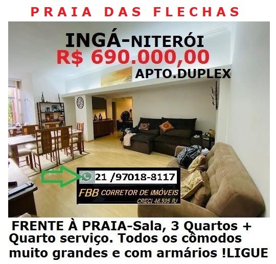 Apartamento para Venda em Niter�i, Ing�
