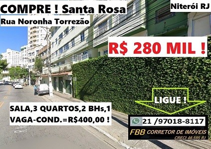 Apartamento para Venda - Niter�i, Santa Rosa