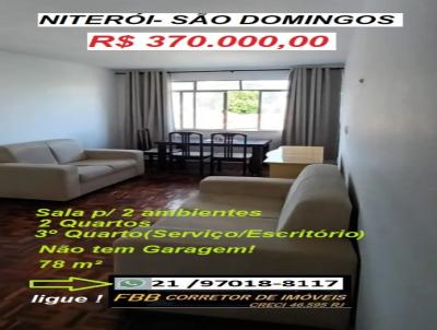 Apartamento para Venda, em Niteri, bairro So Domingos, 2 dormitrios, 2 banheiros