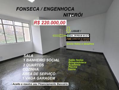 Apartamento para Venda, em Niteri, bairro Engenhoca, 2 dormitrios, 1 banheiro, 1 vaga