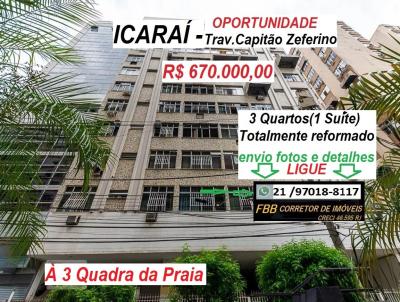 Apartamento para Venda, em Niteri, bairro Icara, 3 dormitrios, 2 banheiros, 1 sute