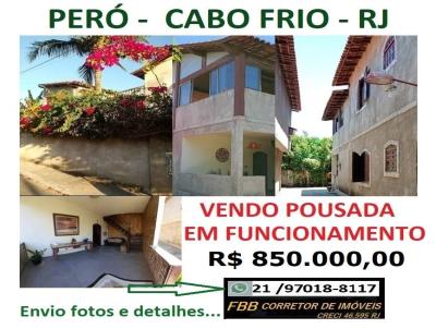 Pousada para Venda, em Cabo Frio, bairro Per, 10 dormitrios, 12 banheiros, 10 sutes, 7 vagas