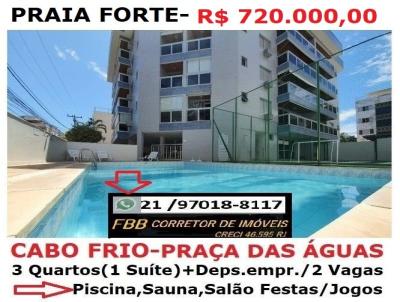 Apartamento para Venda, em Cabo Frio, bairro Vila Nova, 3 dormitrios, 2 banheiros, 1 sute, 2 vagas