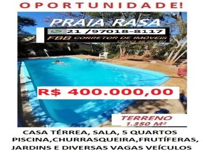 Casa para Venda, em Arma��o dos B�zios, bairro Rasa, 5 dormit�rios, 3 banheiros, 5 vagas