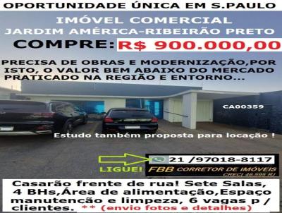 Im�vel Comercial para Venda, em Ribeir�o Preto, bairro Jardim Am�rica, 4 banheiros