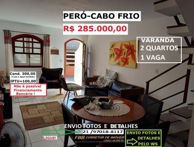 Casa em Condom�nio para Venda, em Cabo Frio, bairro Per�, 2 dormit�rios, 2 banheiros, 1 vaga