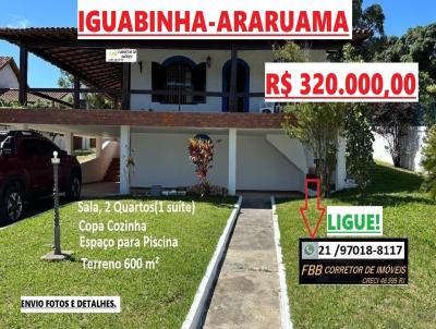 Casa para Venda, em Araruama, bairro Iguabinha, 2 dormit�rios, 3 banheiros, 1 su�te, 4 vagas