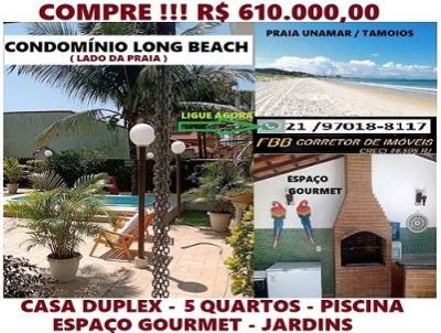 Casa em Condom�nio para Venda, em Cabo Frio, bairro Tamoios, 5 dormit�rios, 3 banheiros, 2 su�tes, 2 vagas