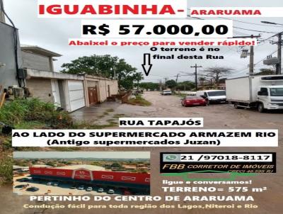 Terreno para Venda, em Araruama, bairro Iguabinha